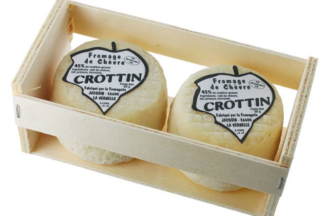 Crottin "Feuille" fleuri