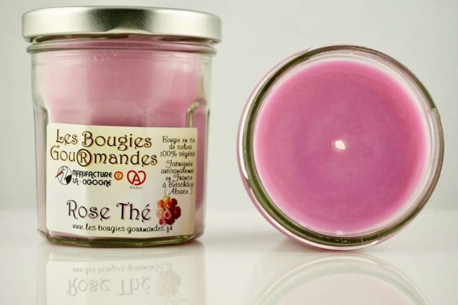 Bougie Rose Thé