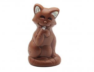 moulage chocolat au lait chat moustache